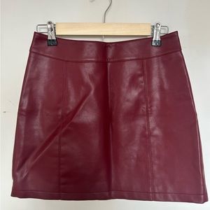Forever 21 faux leather skirt
